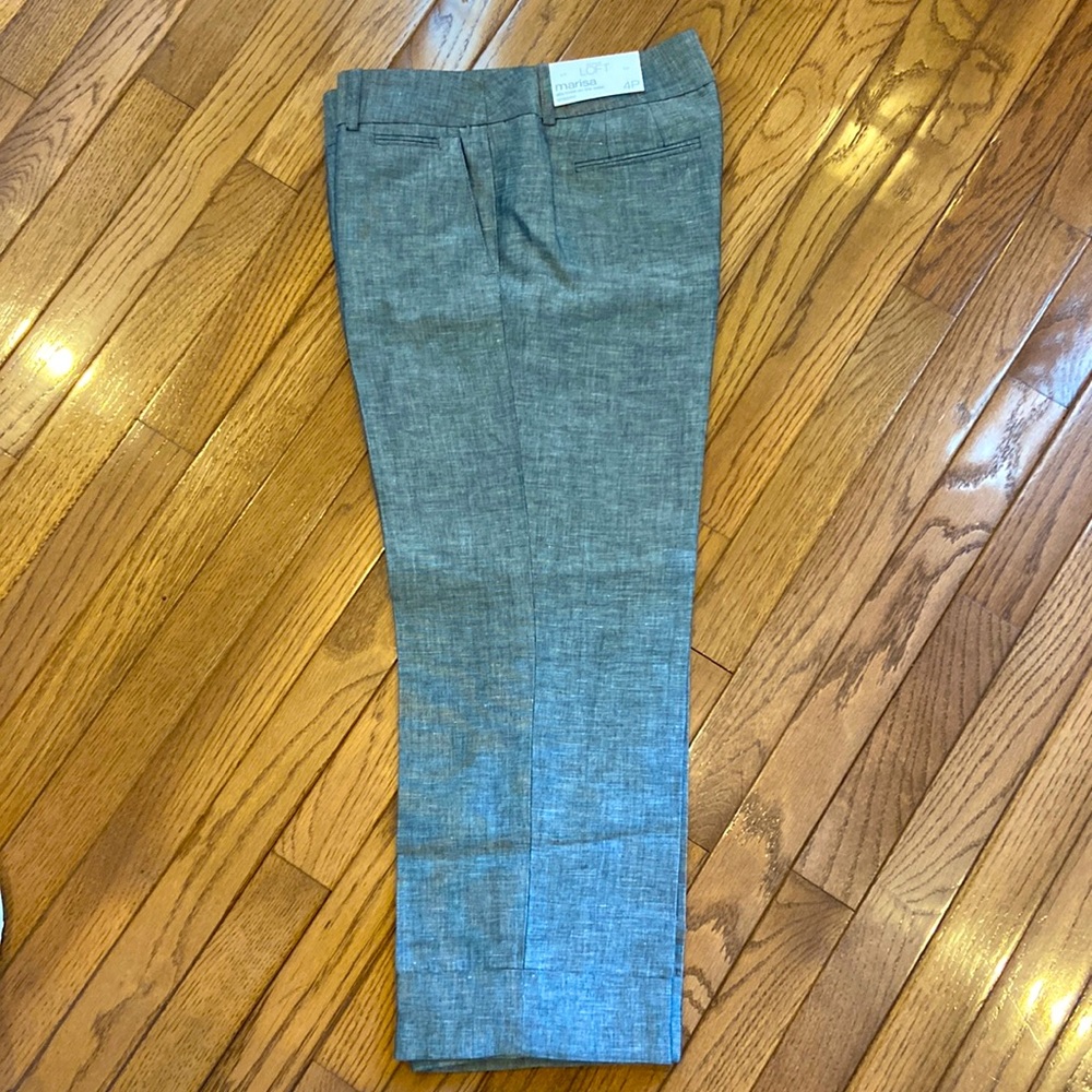 Loft Petites NEW w Tags Marisa fit pants cropped leg